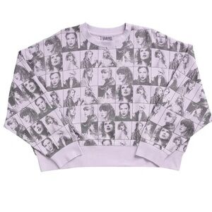 TAYLOR SWIFT ERAS COLLAGE CROPPED SWEATSHIRT SIZE XL!! 💜⚡️